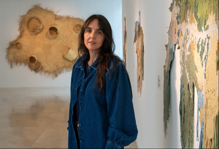 "Para mí, una prioridad del Malba era la compra de artistas textiles de Latinoamérica", señaló Verónica Rossi. Foto Fernando de la Orden