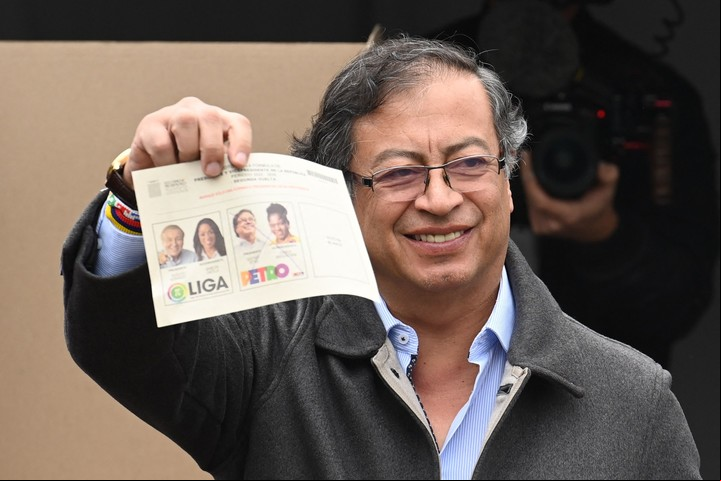 El candidato de centroizquierda Gustavo Petro. Foto AFP