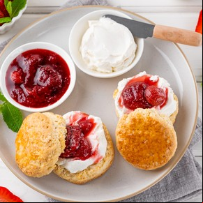 Scones livianos para la hora del té