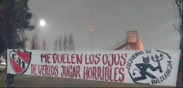 "Ganar o morir, sino hay consecuencias": a días del clásico de Avelleneda, la barra de Independiente amenazó a los jugadores