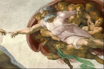 La imagen que oculta el manto de Dios en la Capilla Sixtina