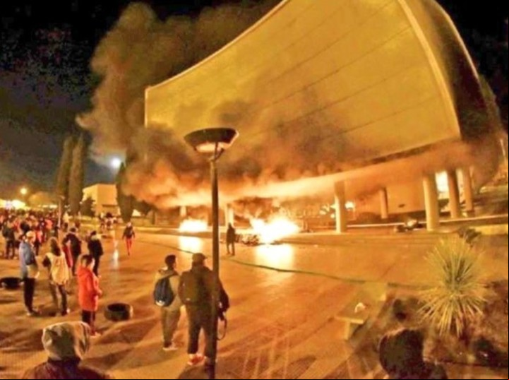 Santiago Goodman, condado por los incendios en la Legislatura de Chubut.
