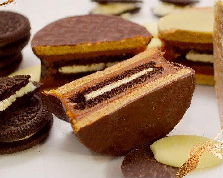 Además del alfajor con mousse de licor, Milagros del cielo tiene otras variantes tentadoras para probar.