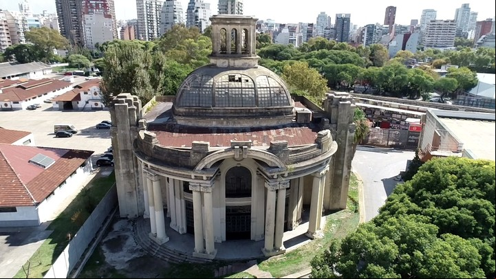 El Pabellón es el único edificio en pie de los festejos del centenario de la Revolución de Mayo. Foto: Mario Quinteros