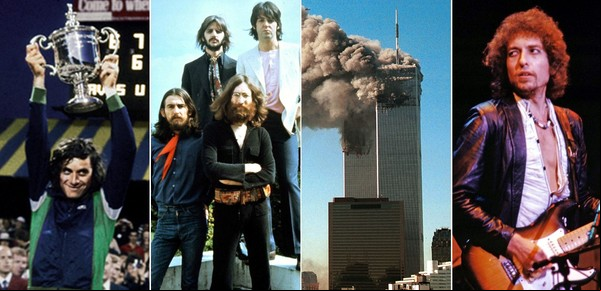 Las insólitas coincidencias que unen a Bin Laden, Guillermo Vilas, Dylan, Calamaro y los Beatles