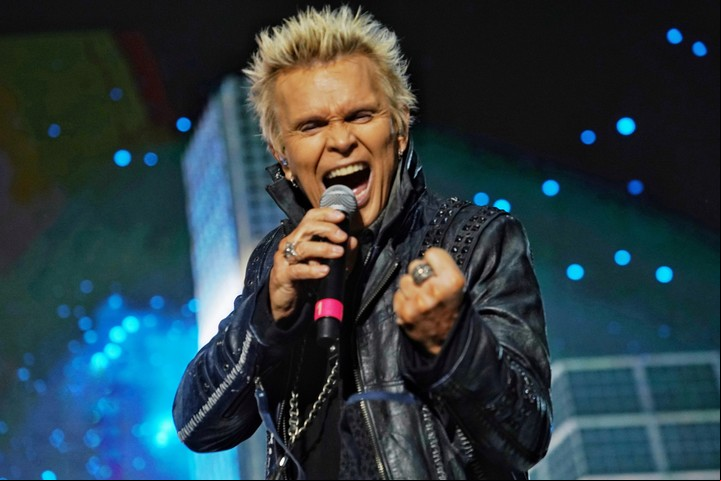 Billy Idol en Vélez. Foto: Martín Bonetto.
