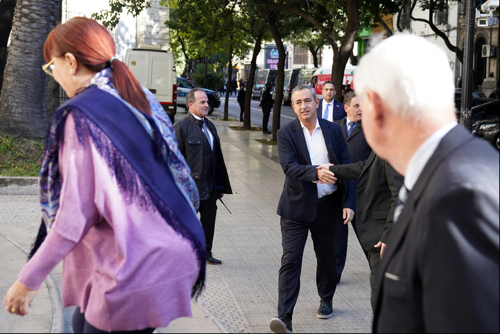 Pablo Javkin aseguró que trasladan la protesta hacia la Ciudad "para visivilizar el problema". Foto Maxi Failla