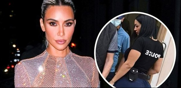 La mujer policía que es "la doble" de Kim Kardashian y los fans piden ser detenidos por ella