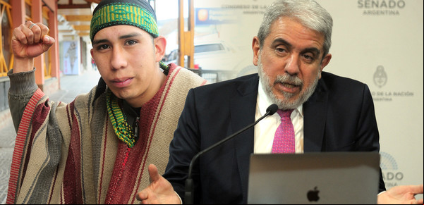 Volvió el mapuche de los binoculares y lo corre a Aníbal Fernández