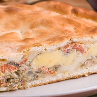 Tarta de alcaucil