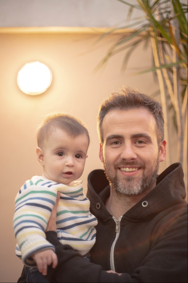 "Tomás revolucionó la familia", dijo Nazareno Ruffini. Foto gentileza.