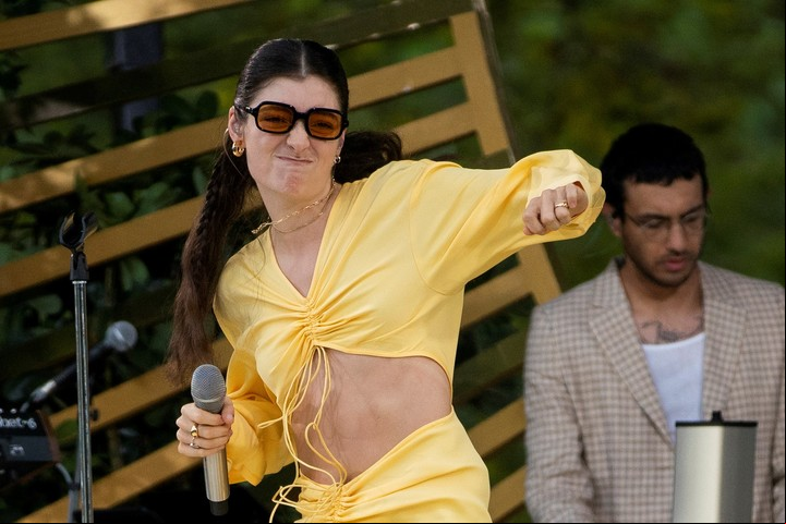 Lorde en 2021 en pleno Central Park neoyorkino. Foto: Reuters