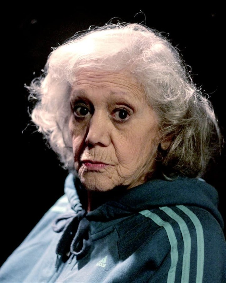 Pochi Ducasse, en "El encargado". La actriz cuenta que no sabía siquiera el significado de las muchas barbaridades que su fantasma malhablado tiene que decir.