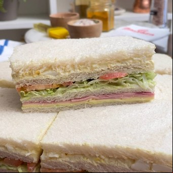 Sándwich de miga casero