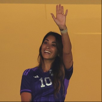 La explosión de felicidad de Antonela Roccuzzo y la familia Messi: "Vamos Argentina!!!"