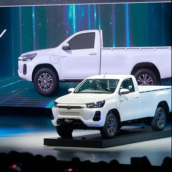 El futuro de la pickup más vendida: Toyota presentó por primera vez una Hilux eléctrica