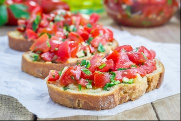 Receta de Bruschettas