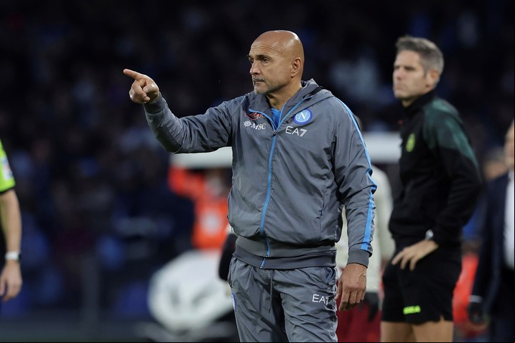 Luciano Spalletti, el arquitecto del Napoli líder de la Serie A. Foto: Alessandro Garofalo / LaPresse vía AP.