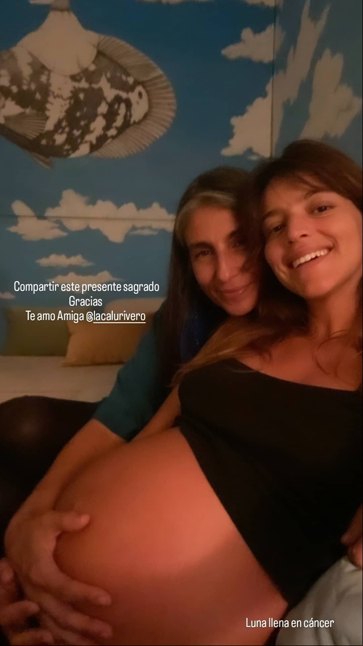 Calu Rivero y Carolina Peleritti en una de las imágenes que compartieron en las redes.