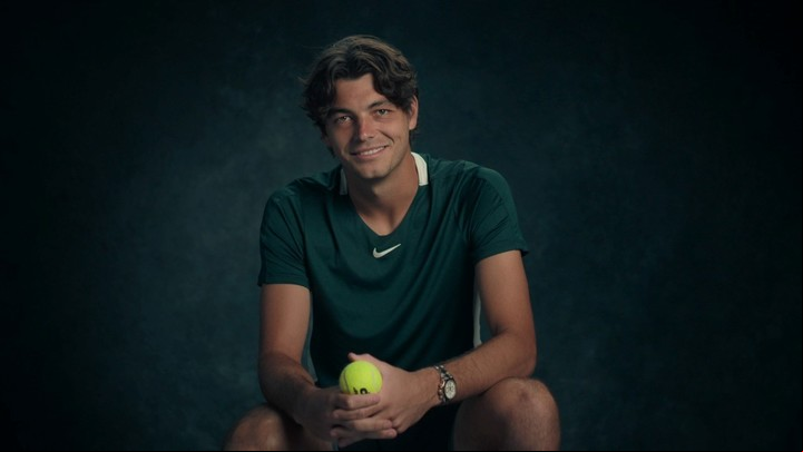 El estadounidense Taylor Fritz asume el protagonismo en el episodio sobre Indian Wells, torneo que ganó y está reflejado en Break Point, la serie de Netflix.