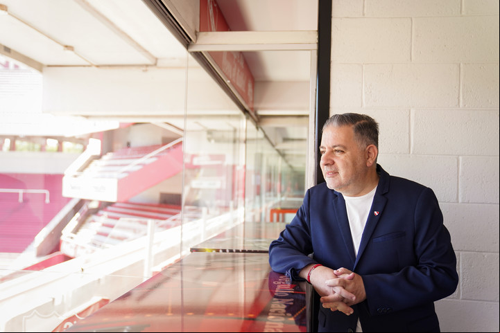 Fabian Doman, presidente de Independiente. Foto Maxi Failla - CLARIN
