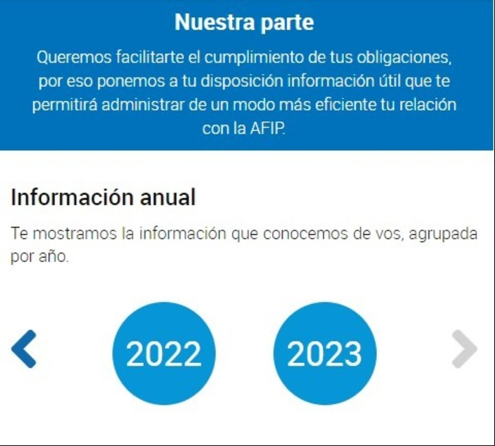 La AFIP dice dar esta información para "facilitar el cumplimiento" de las obligaciones. Foto: Archivo.