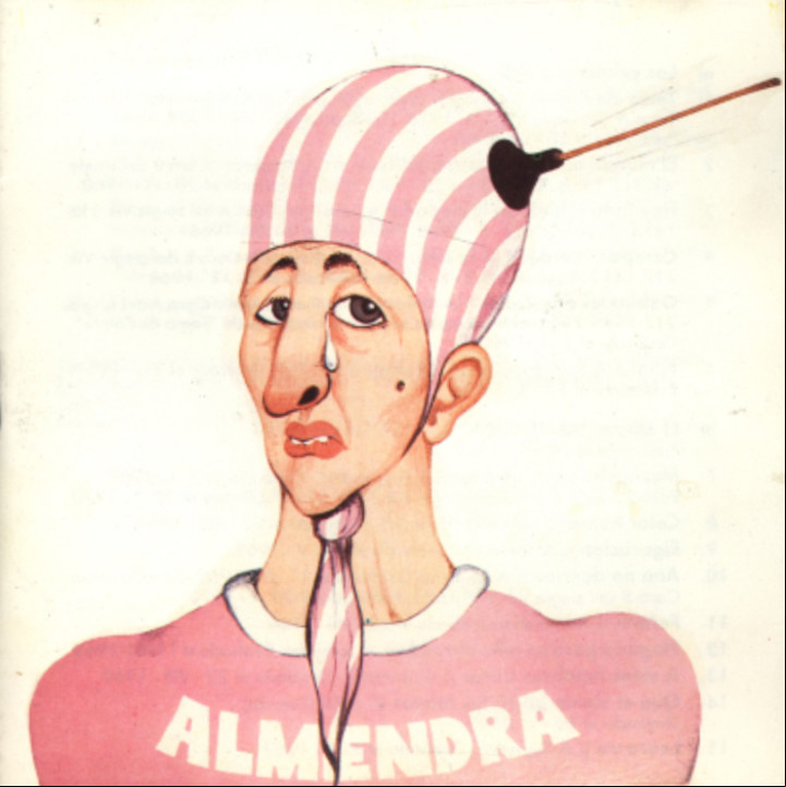 La famosa tapa del primer disco de Almendra, donde estaba el hit "Muchacha (ojos de papel)"