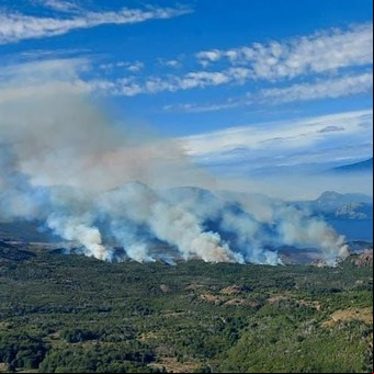 Incendios en Chubut: Cabandié reconoció que podría haber "cierta intencionalidad" en los incendios
