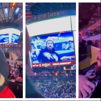 El baile de Migue Granados que llegó a la pantalla gigante del Madison Square Garden y fue visto por Dua Lipa