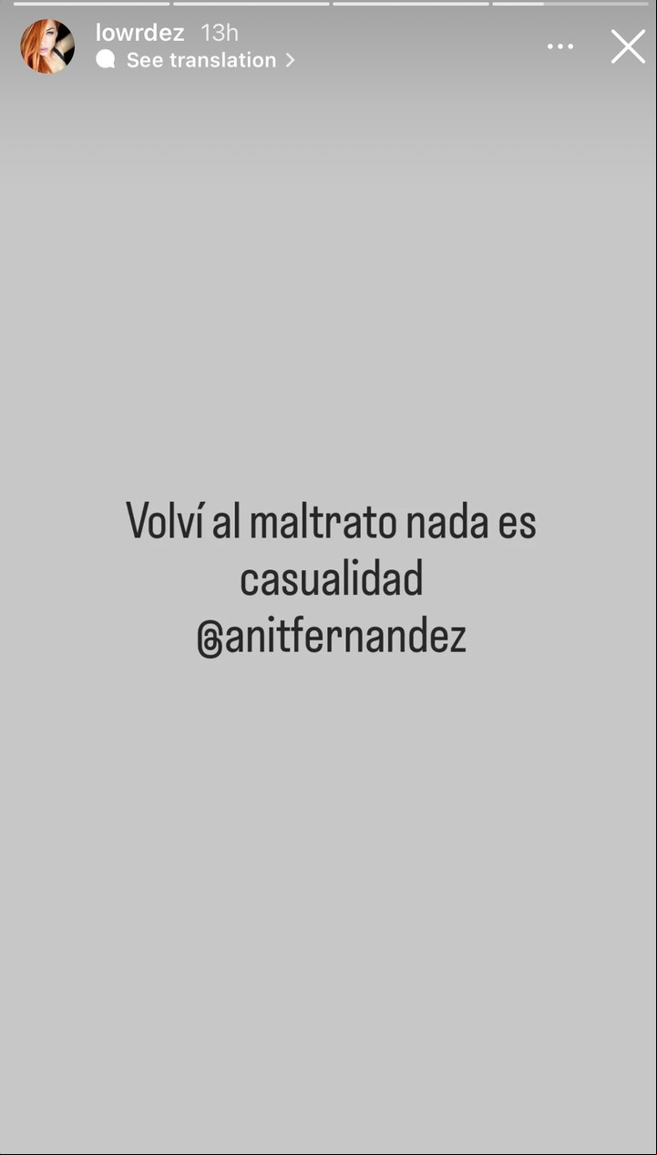 La denuncia de Lourdes de Bandana contra su hermana. Instagram.