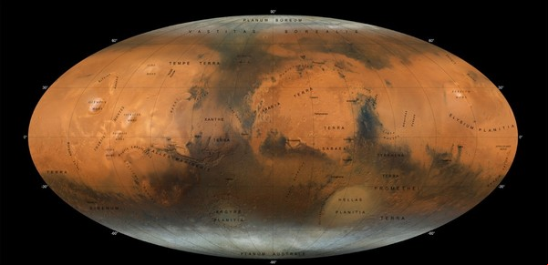 Marte como nunca se lo vio: las fotos que permiten mirar "todo el planeta a la vez"