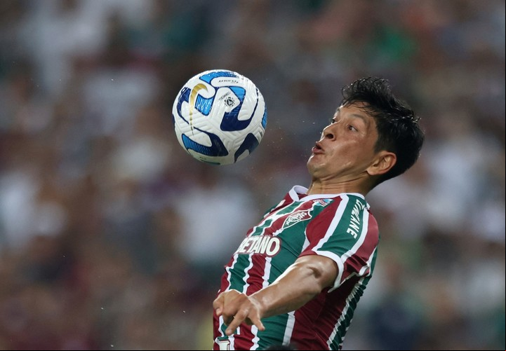 German Cano, el goleador argentino del Flu, con un promedio de gol similar al de Benzemá y Mbappé.
Foto: REUTERS/Sergio Moraes