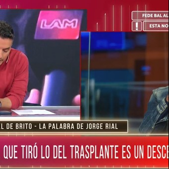 Jorge Rial despejó dudas sobre su actual estado de salud