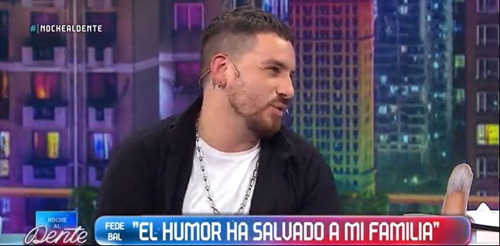 Fede Bal: "El humor ha salvado a mi familia en los peores momentos". Captura TV.
