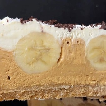 Cheescake de banana split fácil