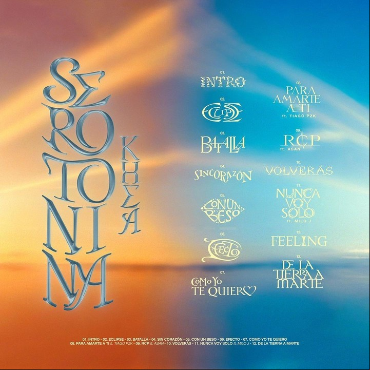 El tracklist de Serotonina