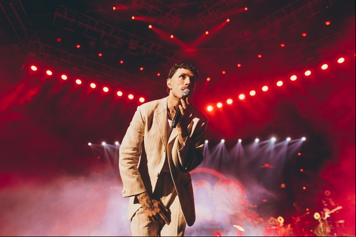Cardellino en su show sold out en el Luna Park