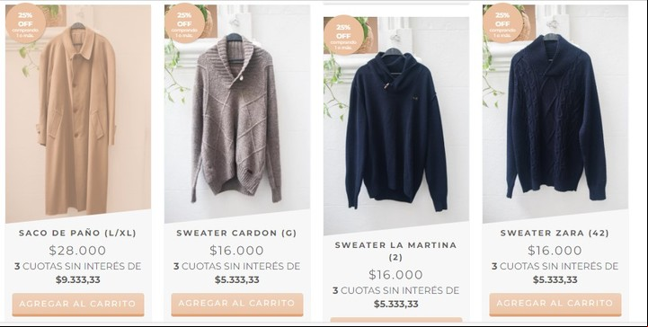 En la web de Jaleo se consiguen prendas de mujer y hombre a precios muy convenientes.