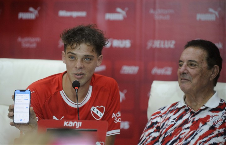 Maratea transferirá el dinero de la colecta a una cuenta de Independiente en estas horas. Foto: Guillermo Rodríguez Adami