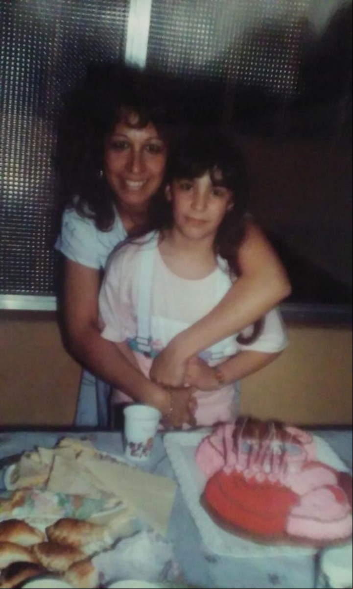 Mariela con la pequeña Mara, una relación muy cercana