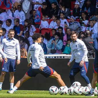 El increíble lujo de Lionel Messi en una de sus últimas prácticas con el PSG que se hizo viral