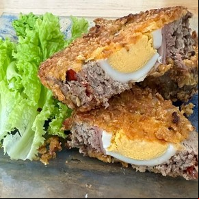 Milanesa de pan de carne