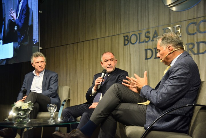 Mauricio Macri junto a Luis Juez, en Córdoba tras el estallido de la crisis en el PRO por el deseo de Larreta de sumar a Schiaretti. Foto La Voz del Interior