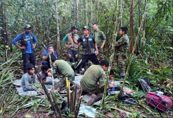 El momento del rescate, el 9 de junio. Foto EFE