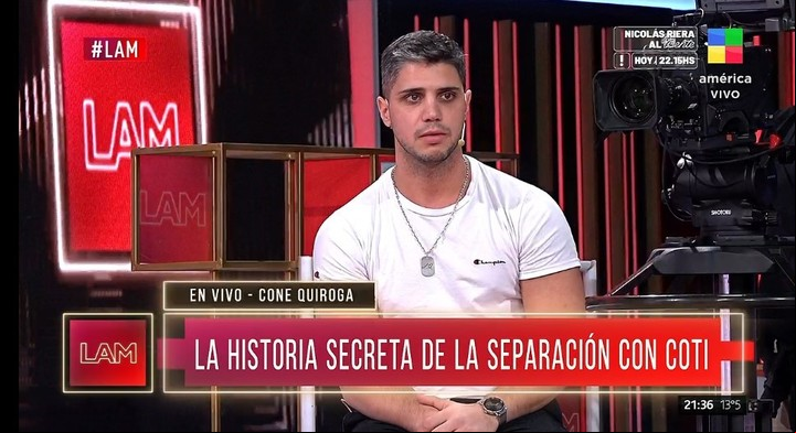 El Conejo brindó un sincero testimonio en "LAM". Captura TV
