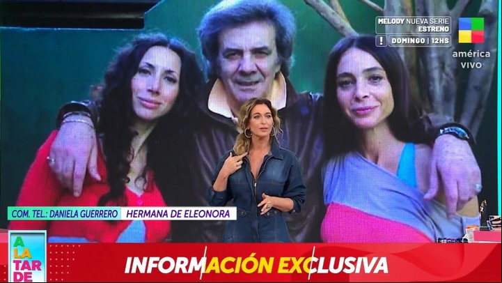 En el ciclo de Mazzocco, Daniela Guerrero, disparó contra su hermana Eleonora y su madre Zulma Faiad. Captura TV.