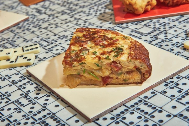 La tortilla de la rotisería Cacho.