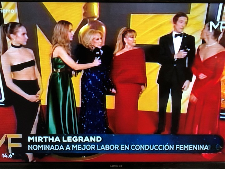 Cuatro generaciones. Mirtha Legrand, son su hija Marcela, su nieta Juana y su bisnieta Ambar.