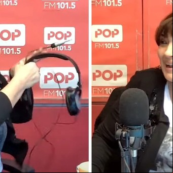 La Negra Vernaci tuvo una violenta actitud al aire, revoleó los auriculares e insultó a sus compañeros