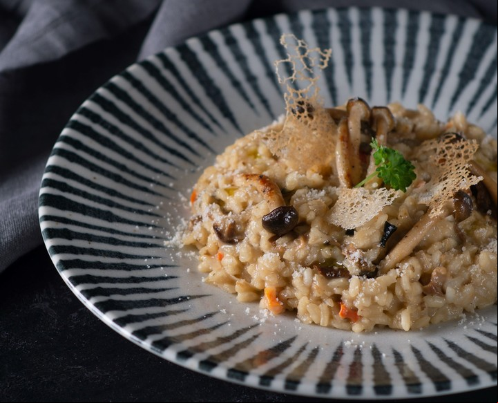 Risotto con arroz carnaroli. Foto: Unslpash